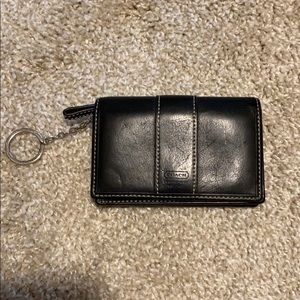 Black coach wallet